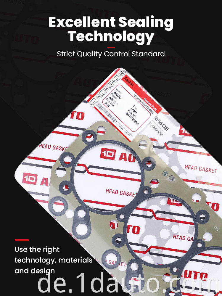 Cylinder Head Gasket Repair Set for ISUZU 